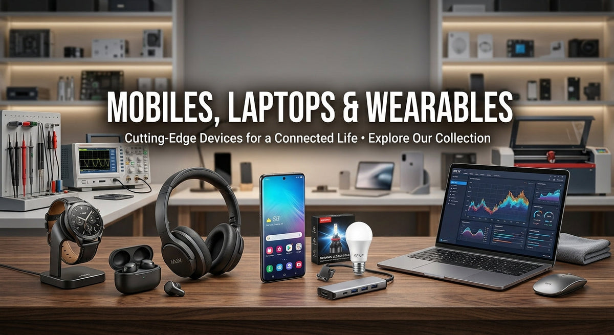 Mobiles, Laptops & Wearables