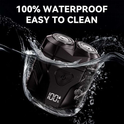 Waterproof Rechargeable Portable Shaver with Multi-Functional Display